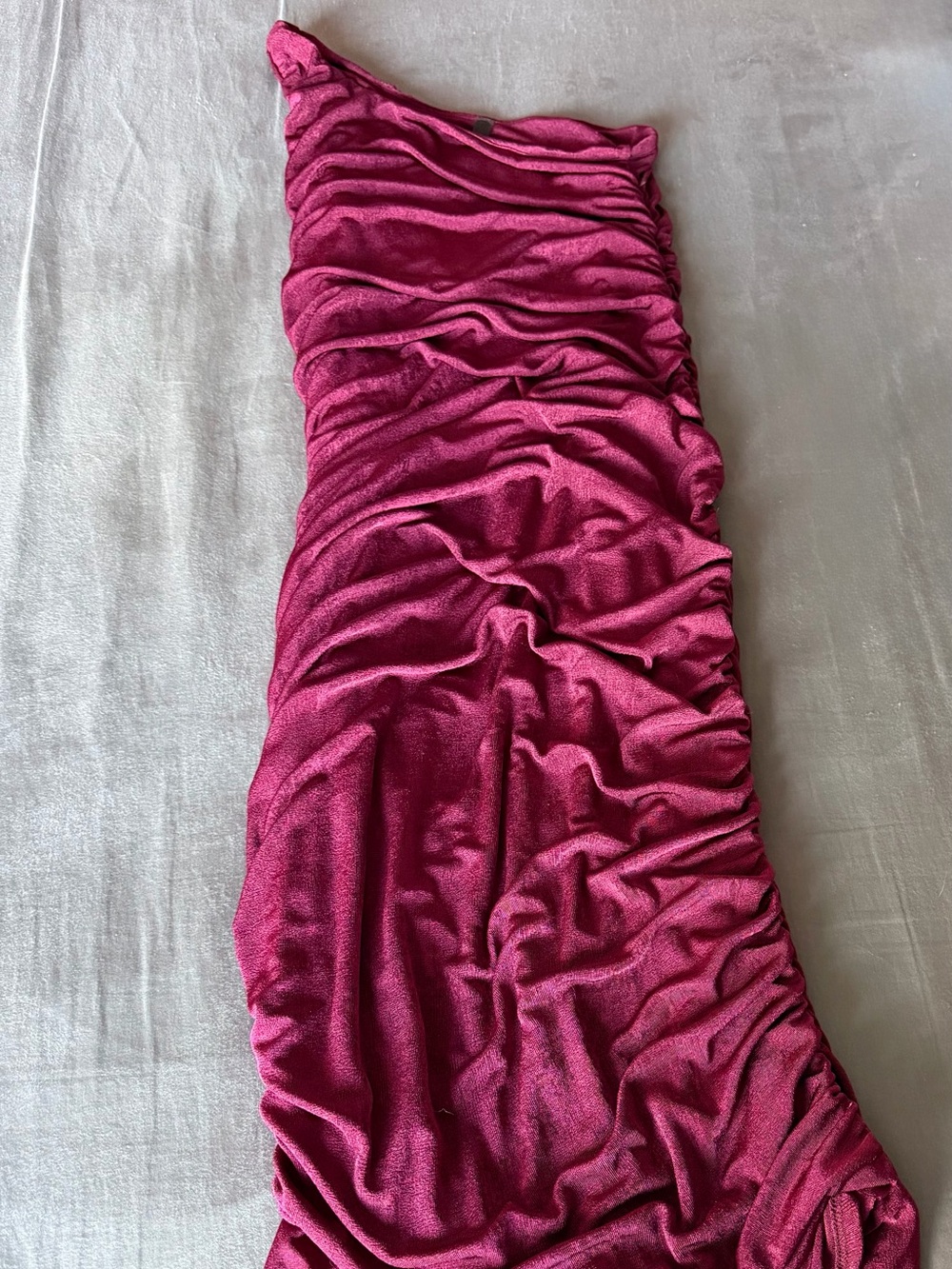 24seven Comfort Apparel Burgundy Cocktail Dress